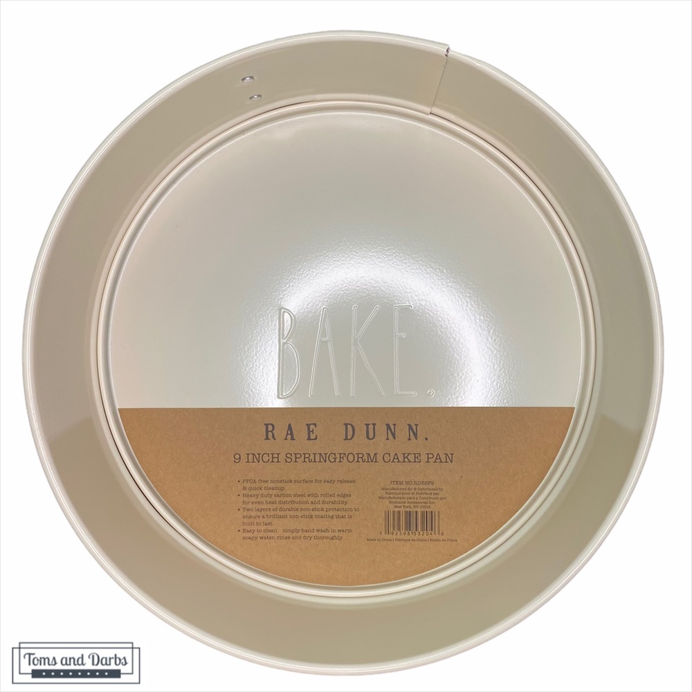 Rae Dunn BAKE 9" Springform Cake Tin